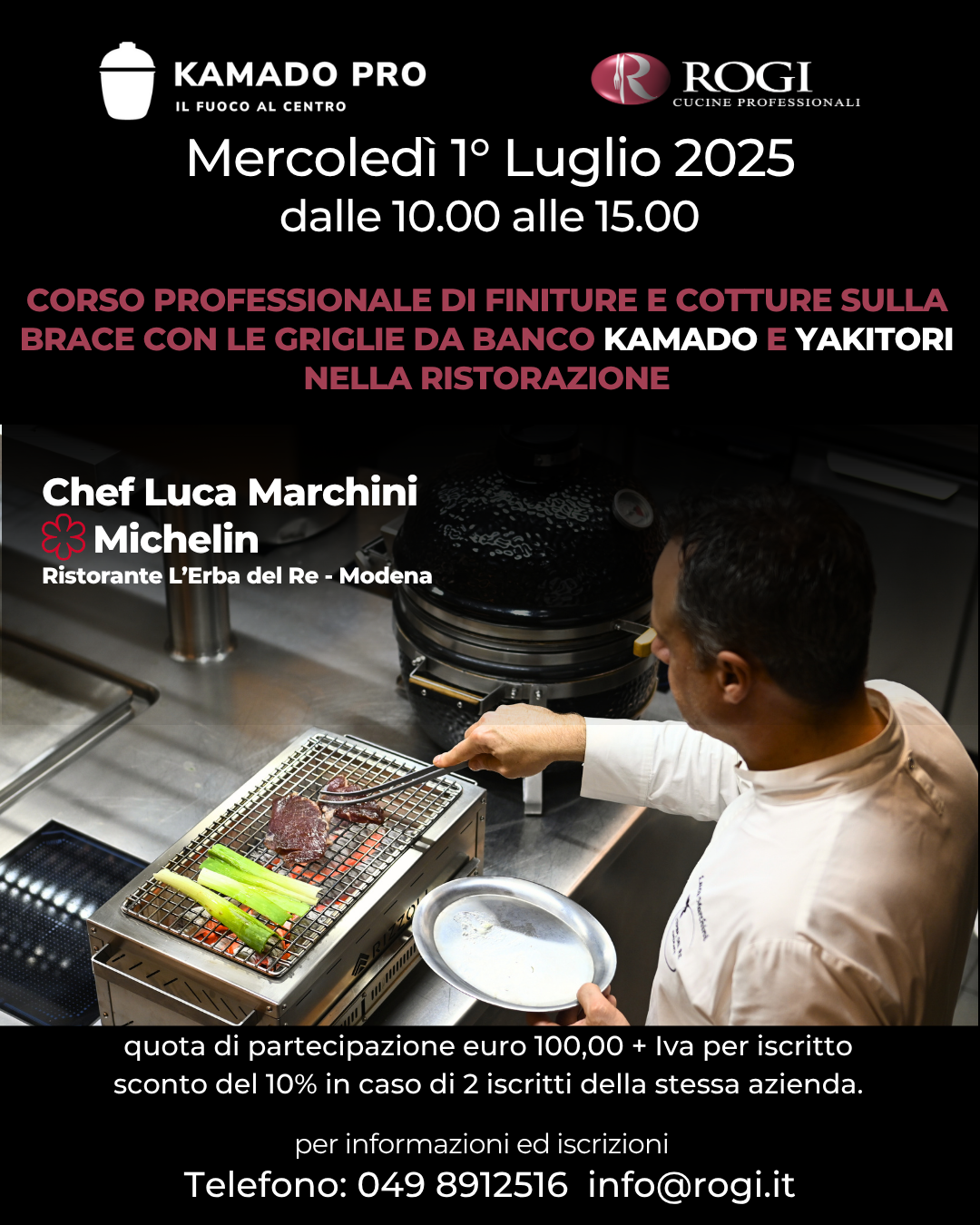 Corso professionale Kamado e Yakitori
